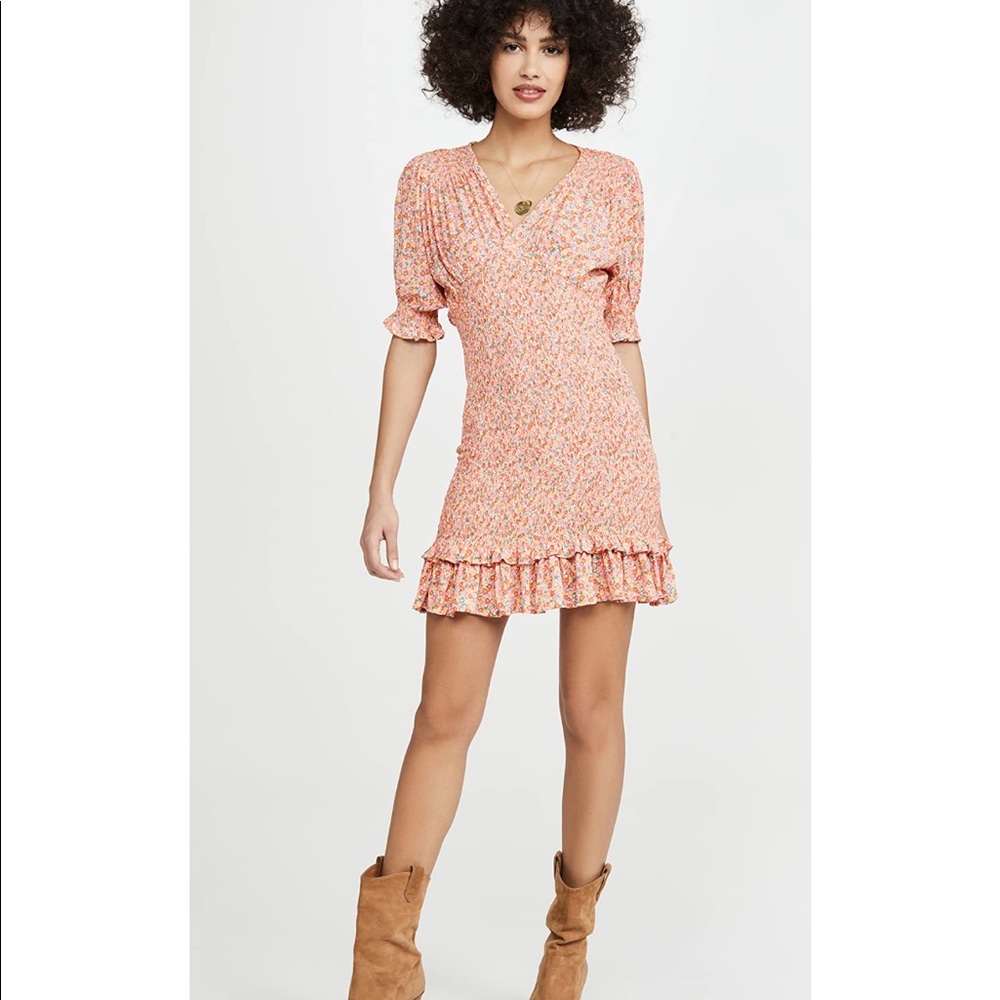 NWT Faithfull the brand margherita floral mini dress